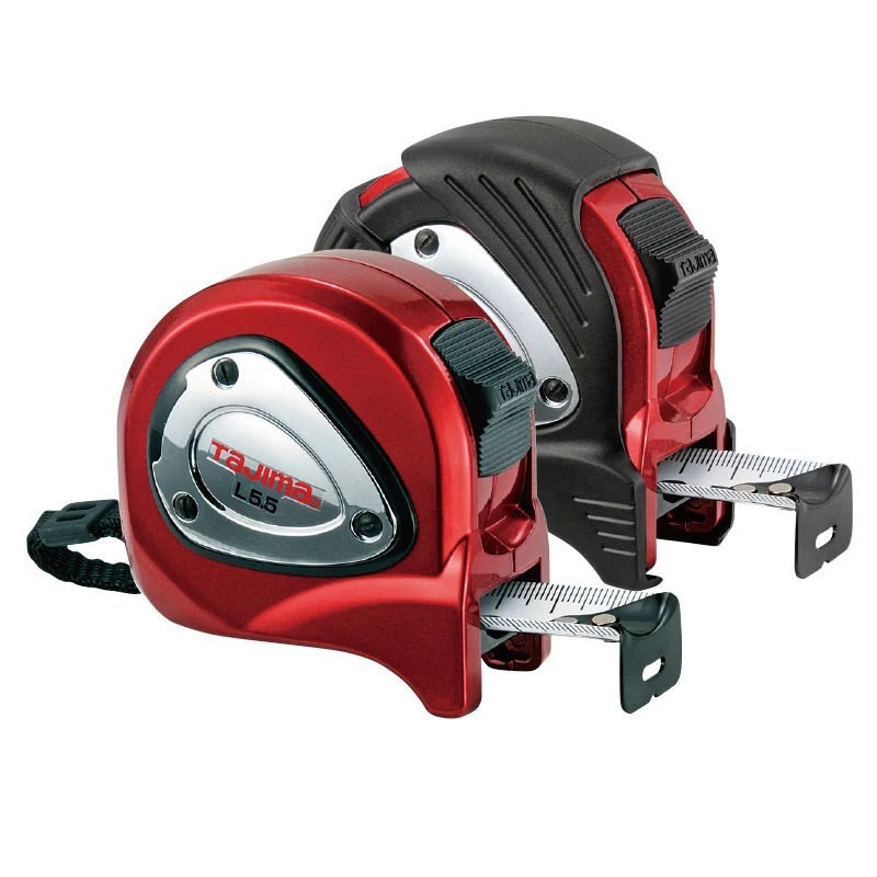 Ruban en acier inoxydable TAJIMA 5,5 m 7,5 m, ruban de mesure haute précision, échelle double face, épaissi, résistant à l'usure
