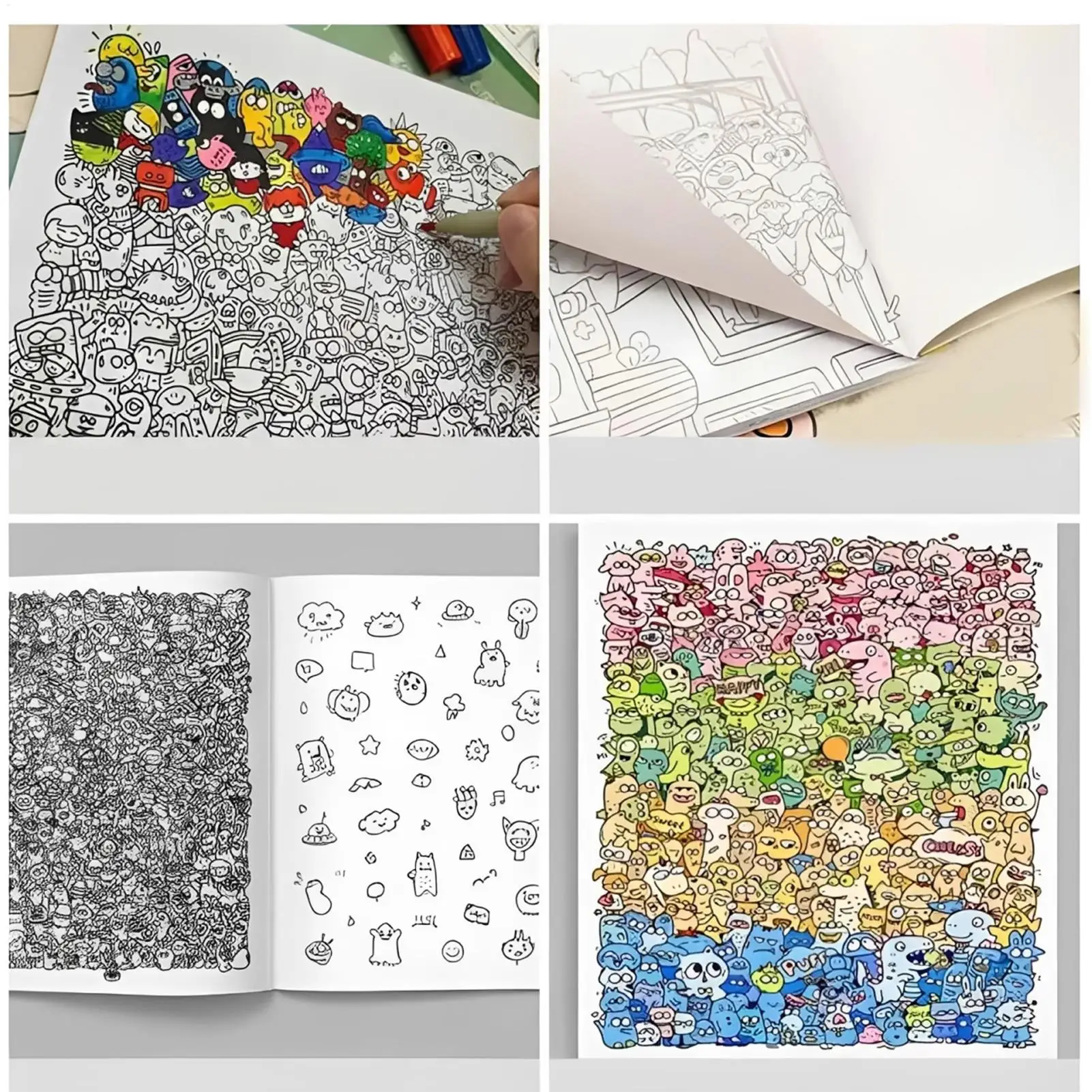 1 PCS Graffiti Book Containing Exquisite Graffiti Patterns for You to Trace and Color Aiming to Provide Creativity