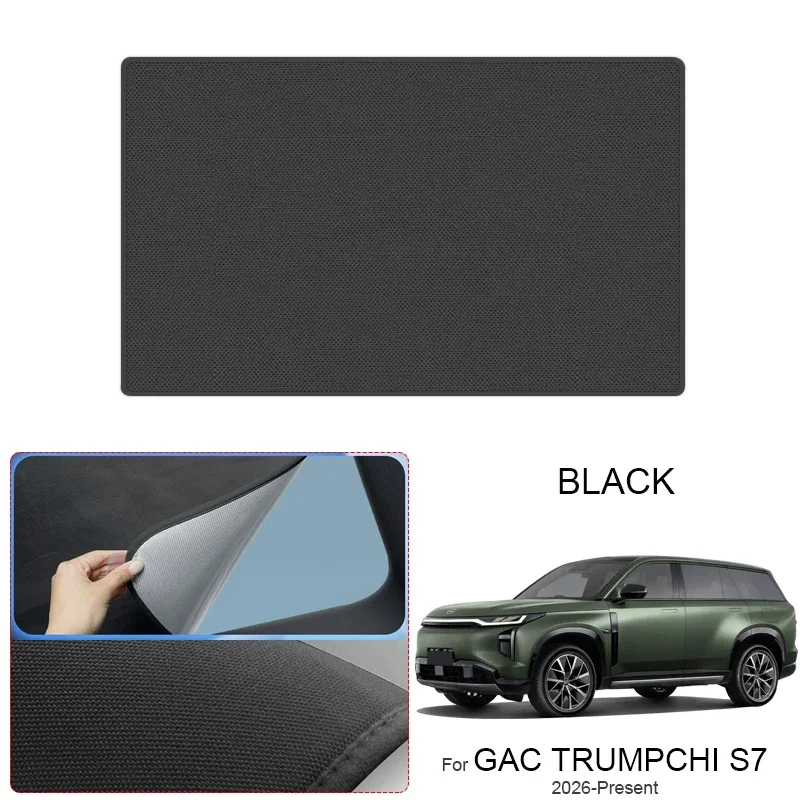 Car Suede Fabric Anti-uv Electrostatic Adsorption Sunroof SunshadeAuto Heat Insulation Skylight For GAC TRUMPCHI S7 2026-Present