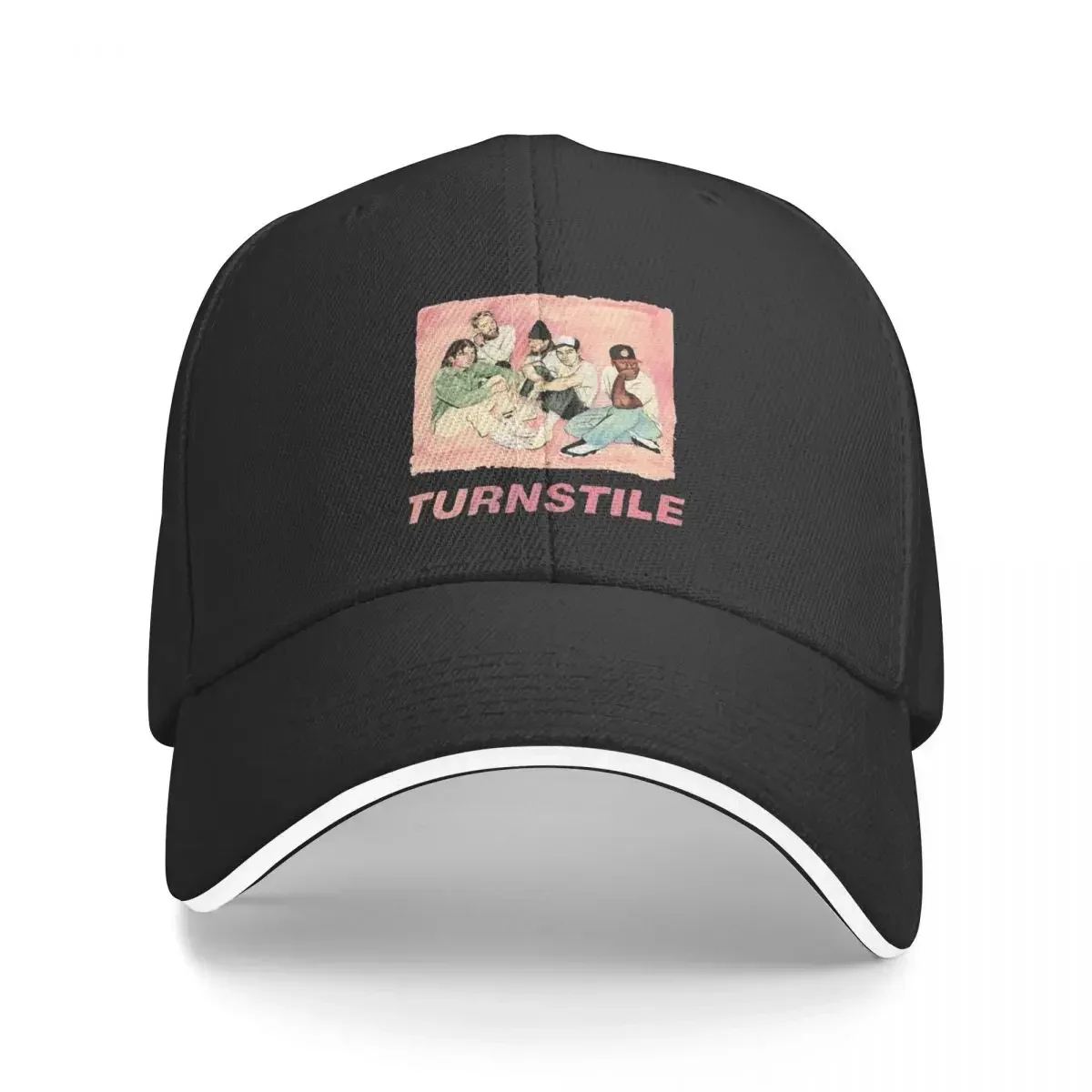 Pink Turnstile Man Baseball Cap Luxury Hat Sunhat sun hat Women's Men's