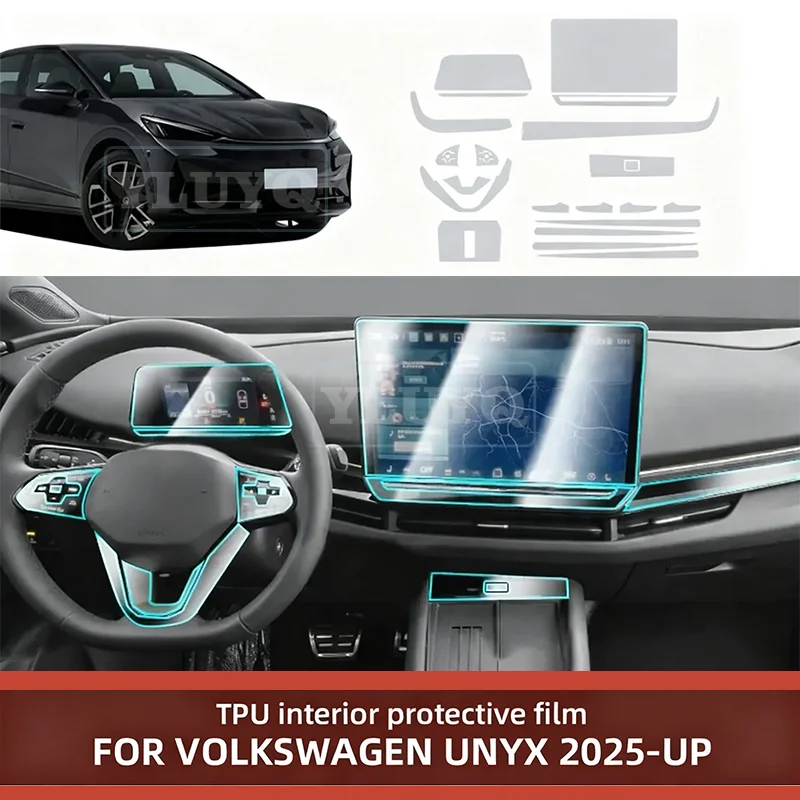 para-volkswagen-unyx-2025-up-pelicula-protetora-de-tpu-anti-riscos-para-tela-central-do-painel-e-navegacao-gps-automotiva