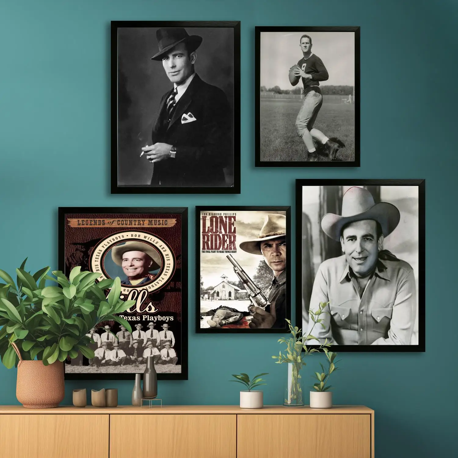 Bob Wills Canvas Art Poster and Wall Art, Picture Print, Modern Family Bedroom Decor, Posters,Decorative painting