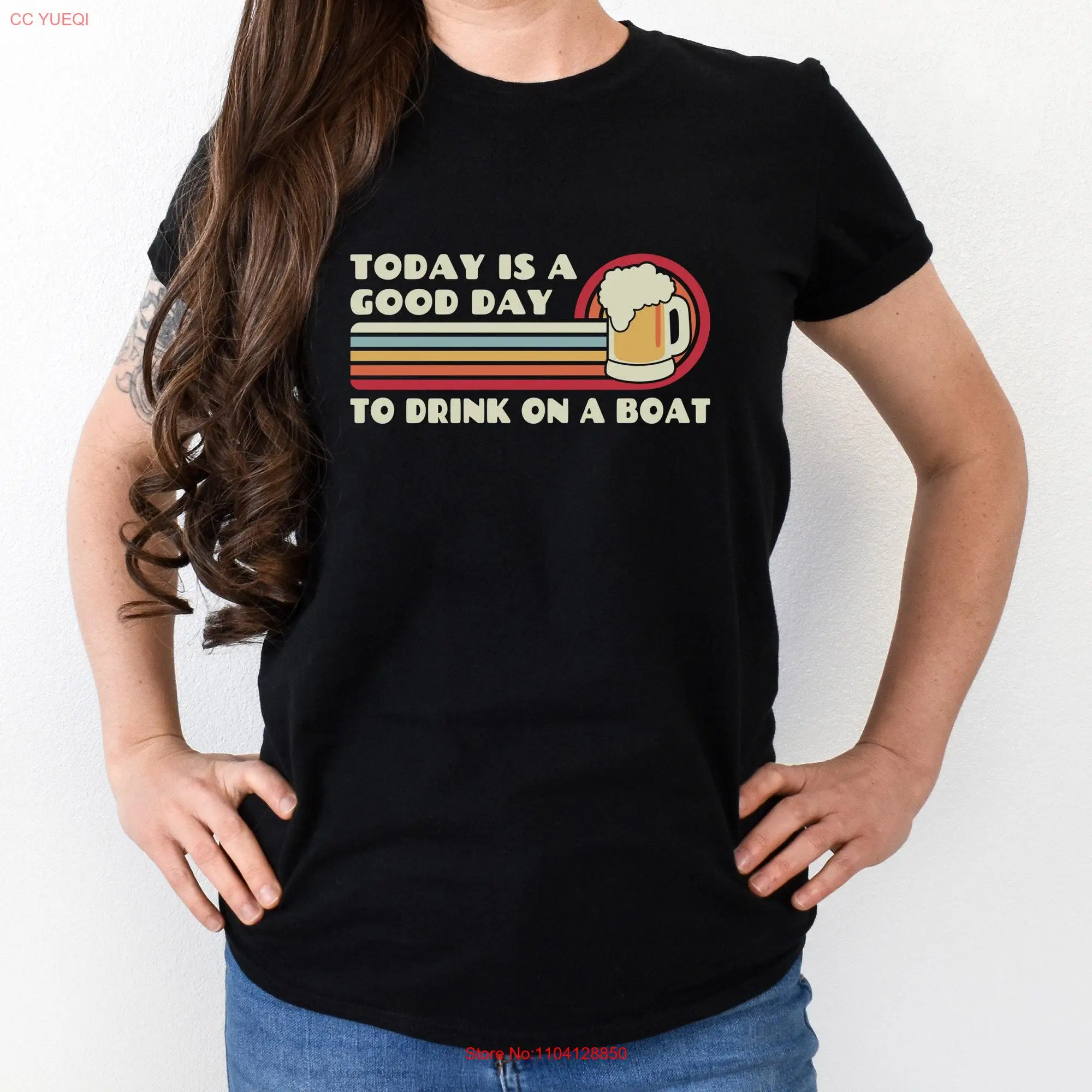 Today is a Good Day to Drink on Boat T Shirt long or short sleeves