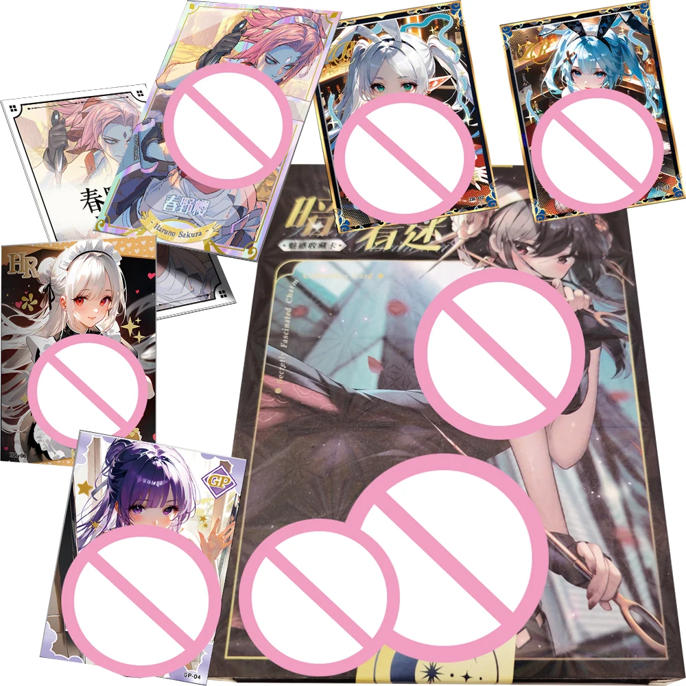 

Secretly Fascinated Charm Collection Cards Fans Like Mature and Tempting Anime Girls Peripheral Character Card Fun Desktop Gifts
