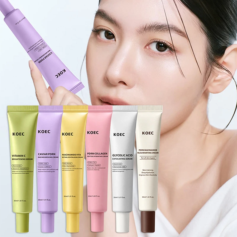 Koec Multicolor Essence 30g Vc Caviar Pdrn Retinol Nicotinamide Brightening Repair Cream Facial Eye Moisturizing Essence Cream