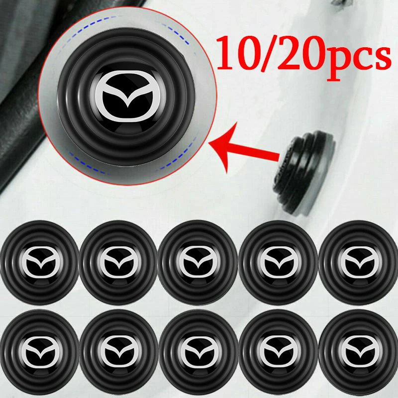 Car Door Silicone Cushion Pad Shock-absorbing Silent Pad Car Accessories For Mazda 2 3 5 7 Axela CX-5 CX-3 CX-7 MPS MS Demio RX7