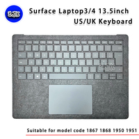 For Microsoft Surface Laptop3 Laptop4 13.5inch US UK European version Keyboard 1867 1868 1950 1951 Notebook   with Touchpad
