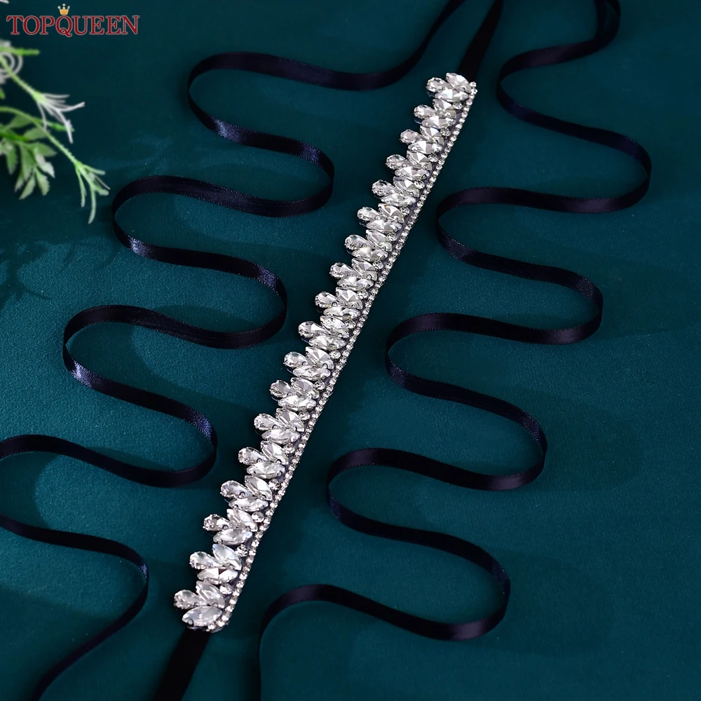 TOPQUEEN Creative Design Slim Wedding Belt Hawaiian-Themed Party Decor Bridal Accessories Stylish Birthday Gift Choice S324