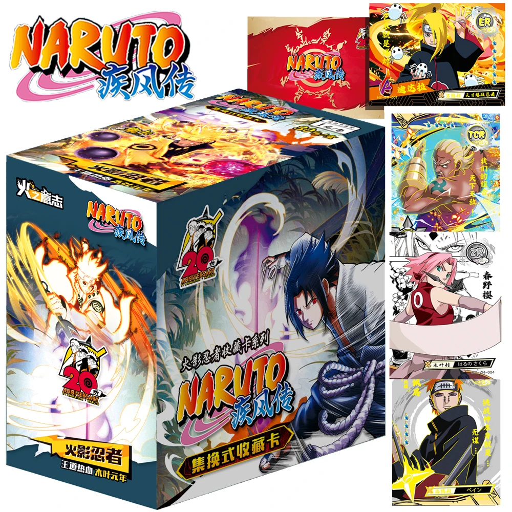 NARUTO Collection Card For Children Orochimaru Senju Hashirama Jiraiya Youth Battle Anime Rare Limited Game Card Christmas Gifts