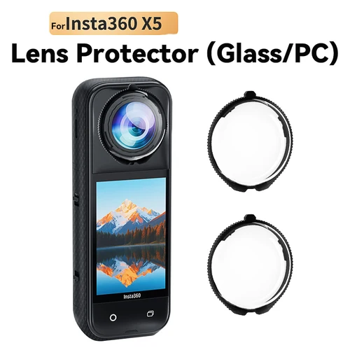 Protectores de lentes para Insta360 X5, tapa protectora de lente giratoria antiarañazos de alta calidad para Insta 360 X5, accesorios protectores