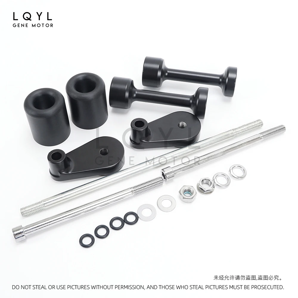 

Мотоциклетные черные карбоновые ползунки без вырезов, защита от падения, подходят для Kawasaki Ninja 250 R EX250 2008-2013 Ninja 250R