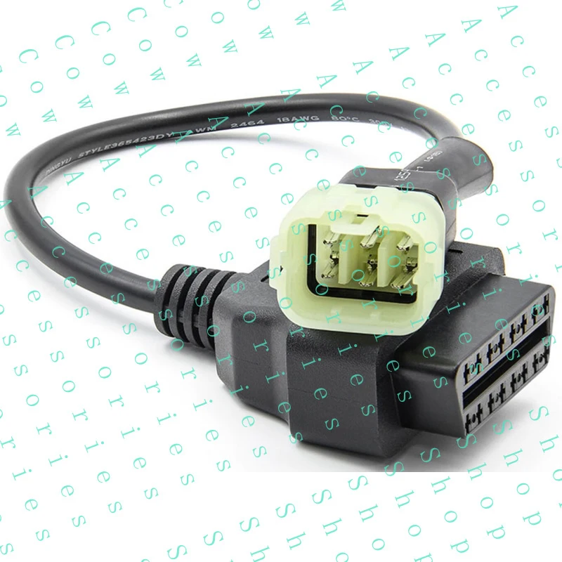 PP+ For KTM Motorcycle 6 Pin to OBD2 Diagnostic Cable Code Readers & Scanner Adapter