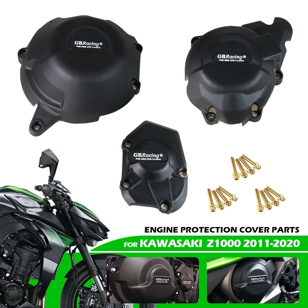 

For KAWASAKI Z1000 Z1000SX Ninja 1000SX VERSYS 1000 Engine Covers Protectors Motorcycles Engine cover Protection case GB Racing