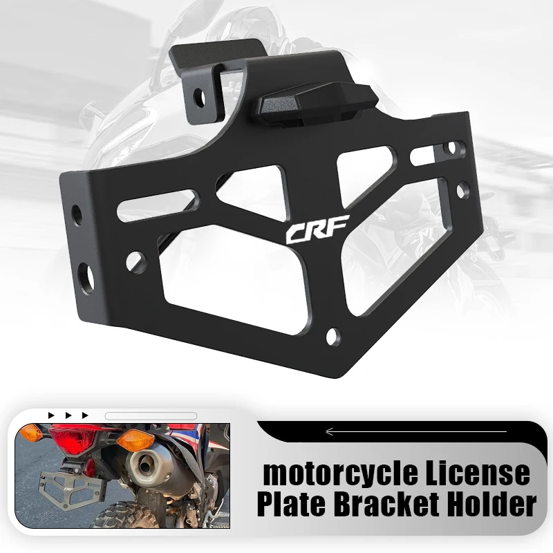 

2022 2023 Motorcycle Rear License Plate Holder Bracket Bracket Tail Tidy Fender FOR HONDA CRF300L ABS 2021 CRF 300L 300 L RALLY