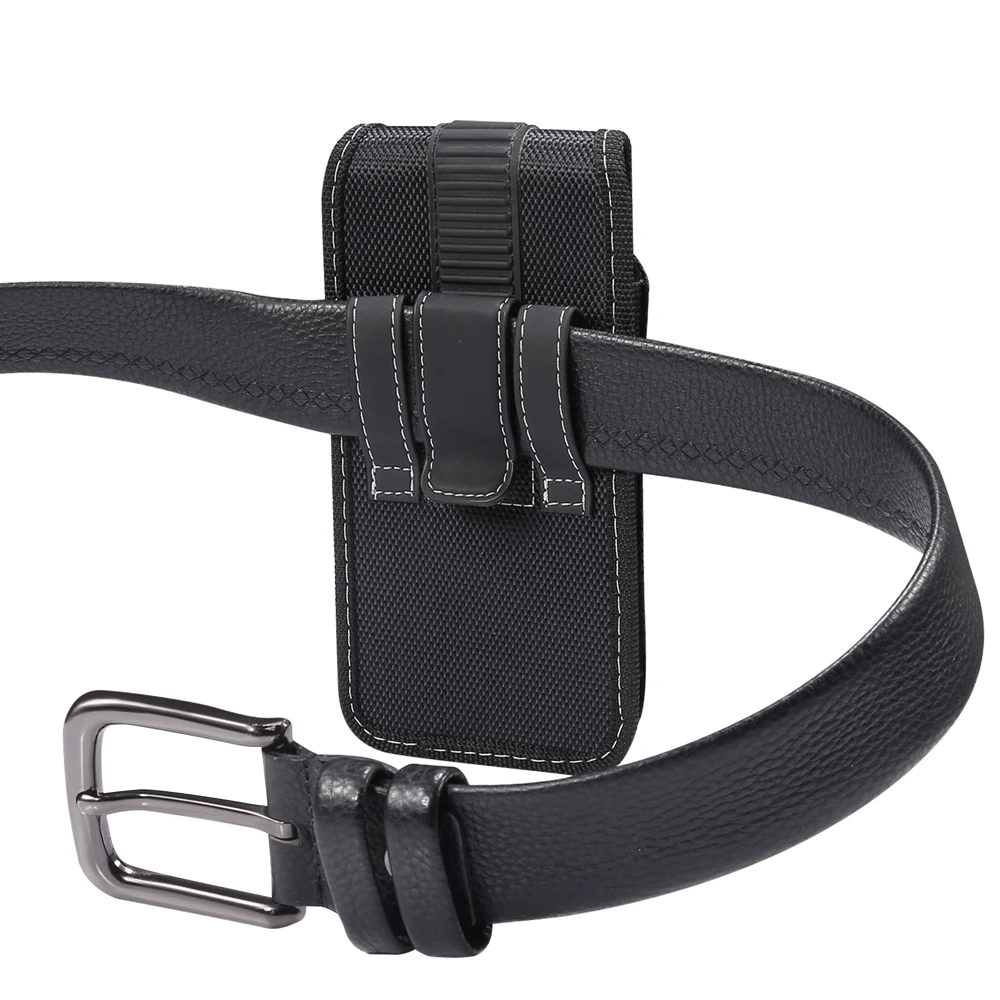 Universal Mobile Phone Waist Bag For iPhone 15 14 13 12 Pro Max Samsung Xiaomi Huawei End Nylon Oxford Fabric Men Belt Clip Case