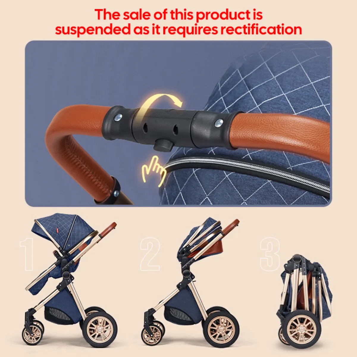 2-in-1-Kinderwagen für Neugeborene, tragbares Outdoor-Campingfahrzeug, geeignet für Kinderwagen im Alter von 0 bis 3 Jahren