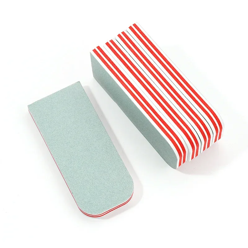 5/10 pièces limes à ongles carrées grain 1000/4000 ongles lisses Double face tampon à ongles bloc tampons outil de beauté de polissage