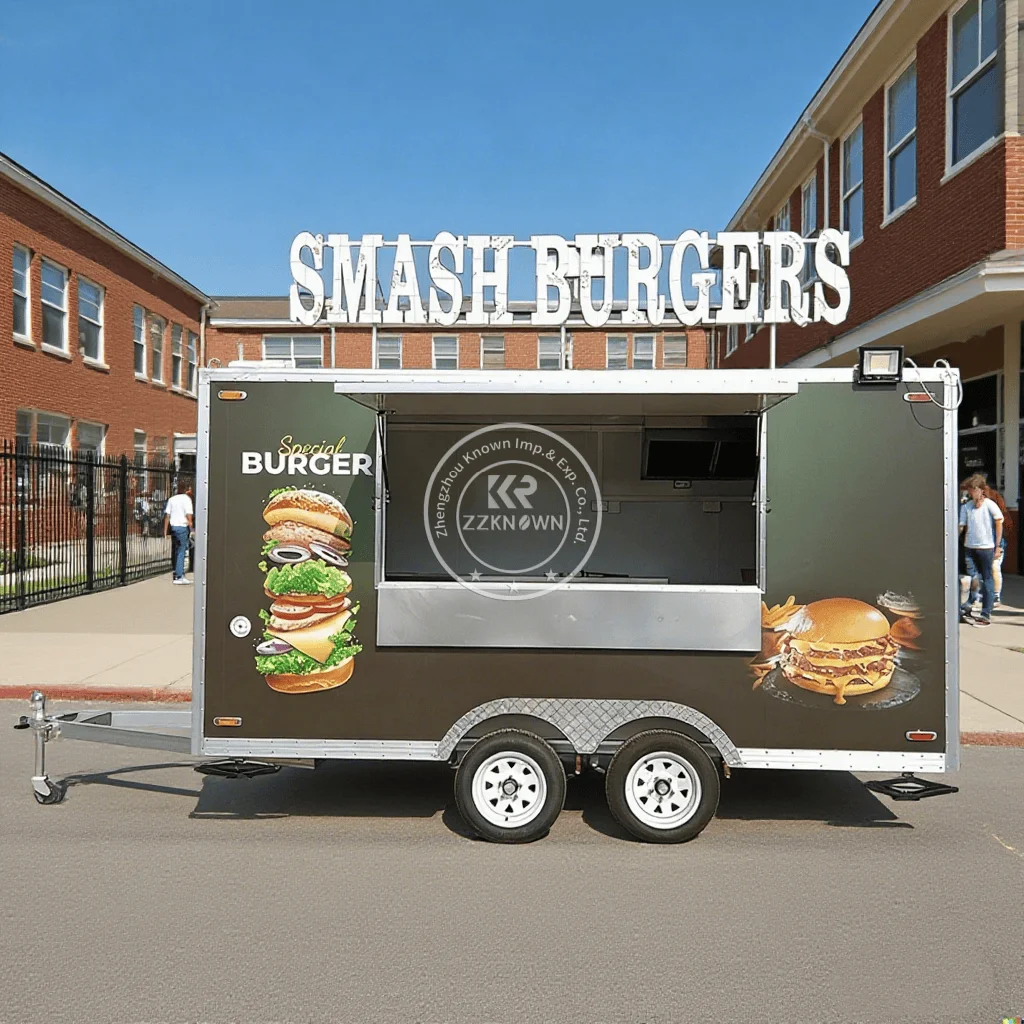 

Мобильный фудтрак с сертификацией DOT, полностью оборудованный, для уличной торговли, кофейня на колесах, кейтеринг-станция для демонстрации продуктов