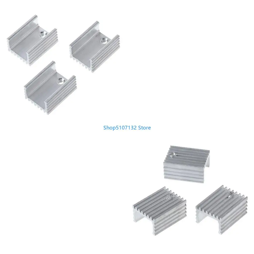 

87HD 20x15MM PC Heat Sink Transistor Radiator TO-220 Cooler Cooling Radiators 10PCS