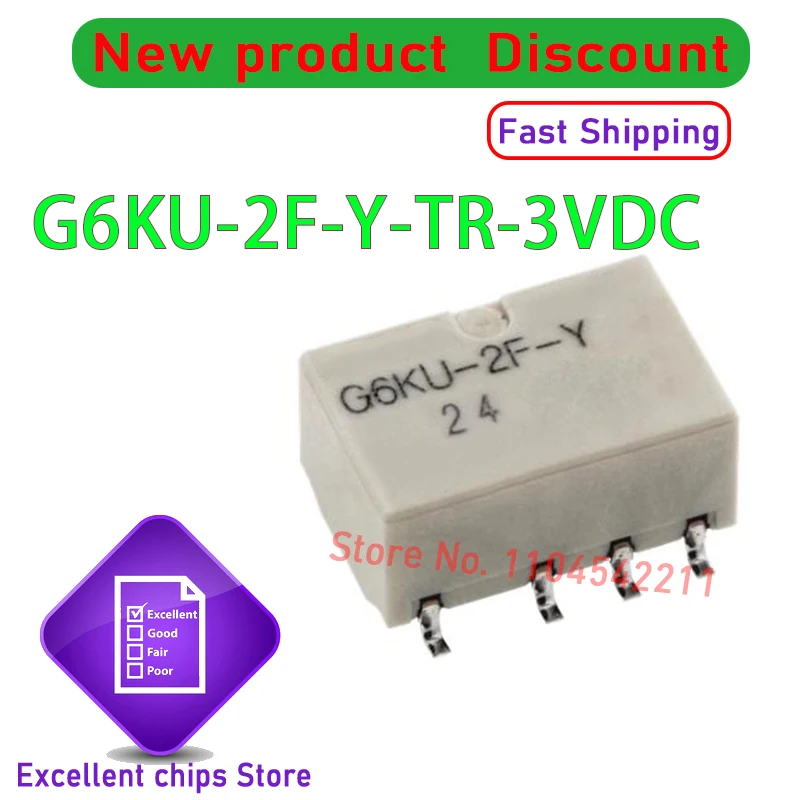 10Pcs/Lot G6KU-2F-Y…