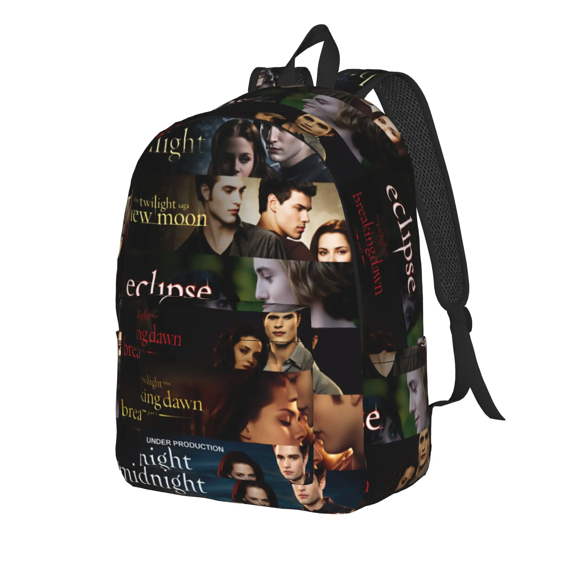 Decor Edward Backpack The Twilight Saga Workout Backpacks Women Aesthetic High School Bags Colorful Breathable Rucksack
