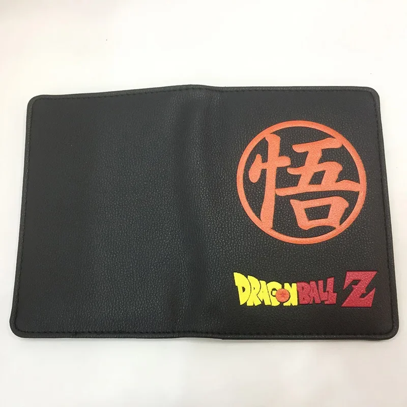 Dragon Ball Goku Passport Cover PU Leather Man Women Travel Passport Holder with Credit Card Holder Case Wallet Protector Cover