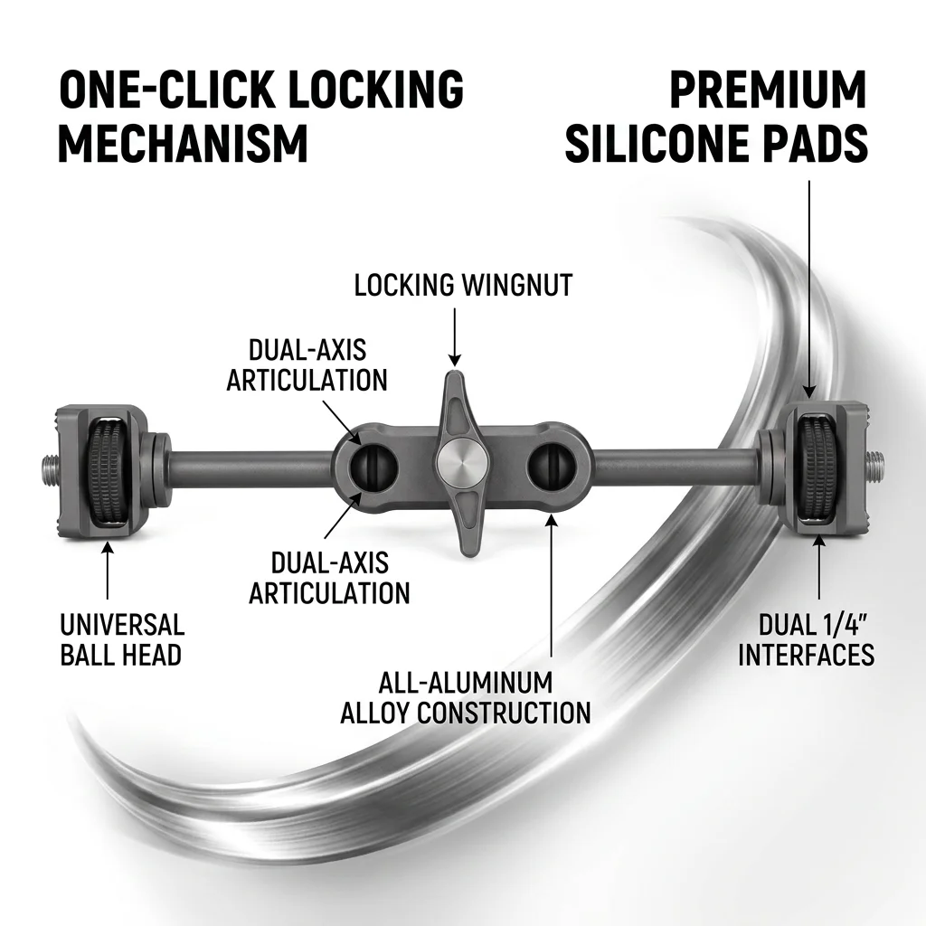 Camera Metal Super Clamp met d - Monitor Arm Clamp recensie en prijs