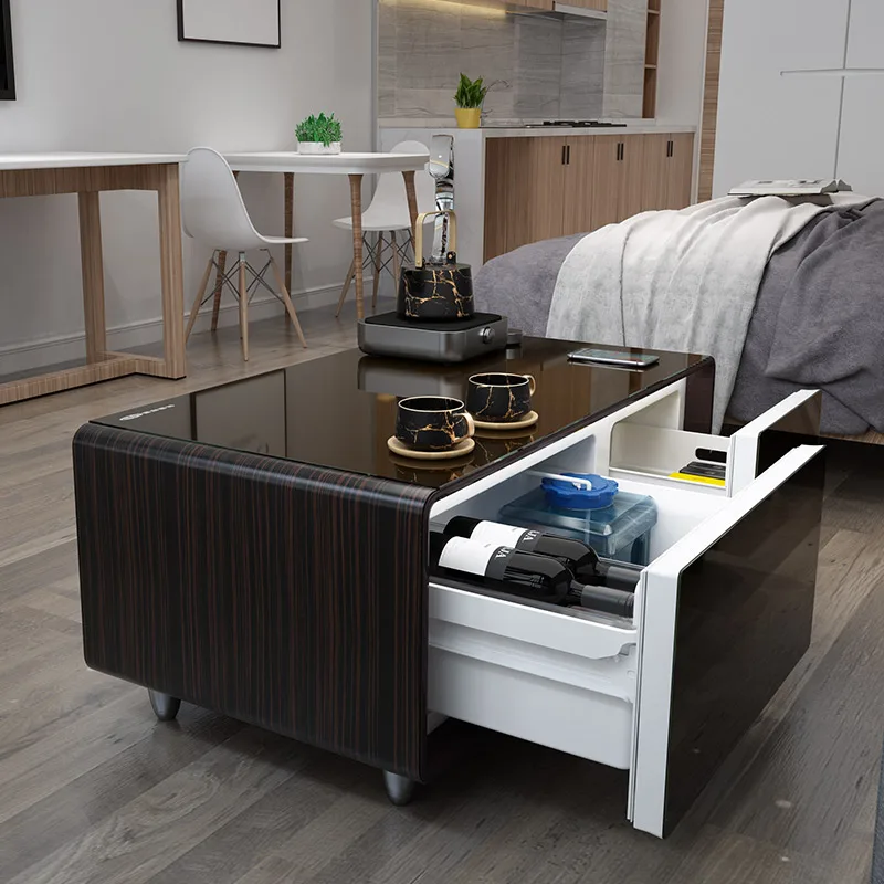 Living Room and Apartment  smart Coffee Table Living Furniture Modern Stylish Metal Carton