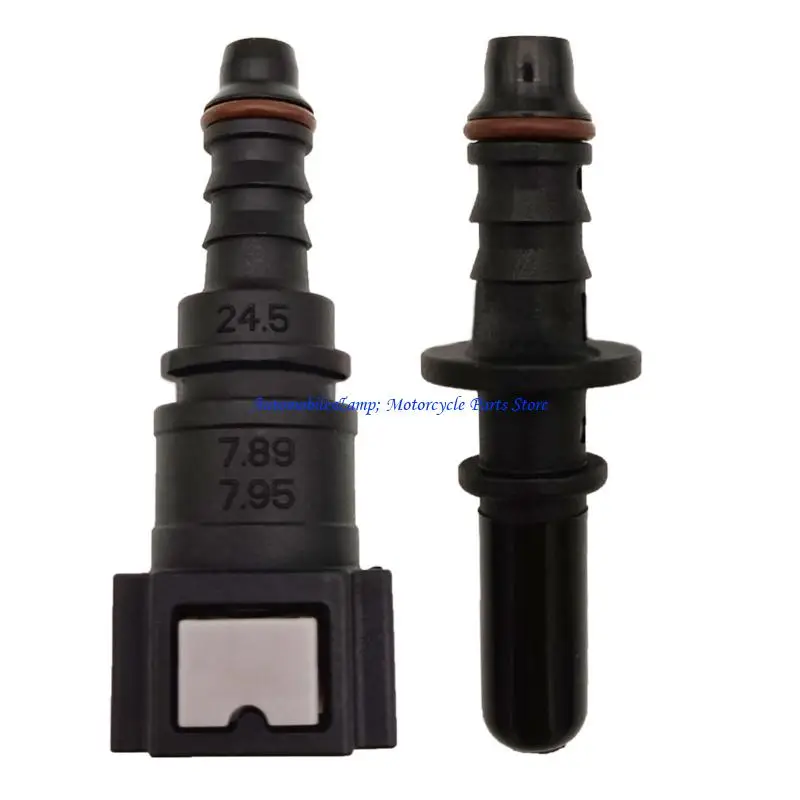 

H7BD Line Quick Disconnect Coupler Connector ID6 7.89 Nylon Oil Line Pipe Adapter Disconnect Release Hose Connector
