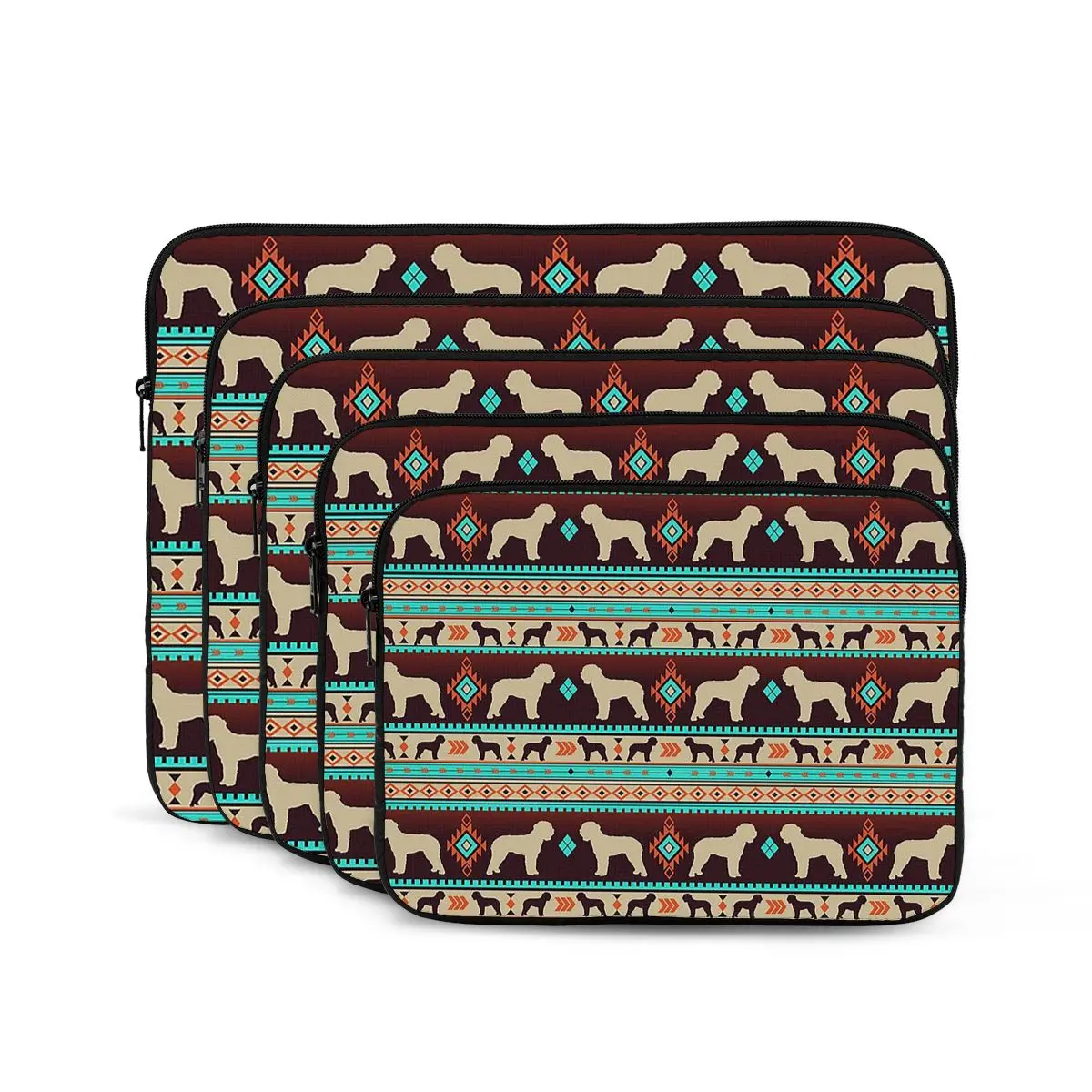 

Boho Dogs Lagotto Romagnolo Sunset Notebook Laptop Bag Case Pouch Notebook Sleeve Cover Bag Tablet Shockproof Case Bag