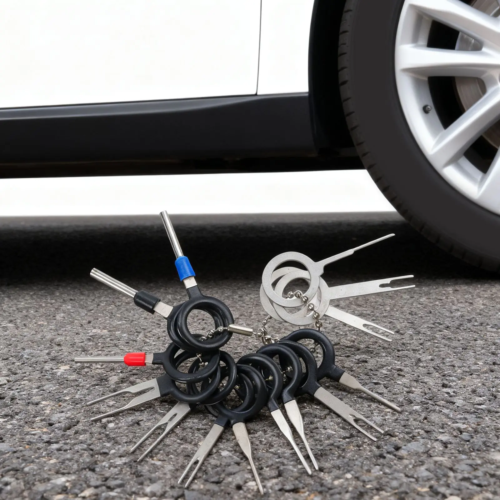 Kit Terminal Removal set Removal Wire Wiring Car Connector Extractor Part Puller Stainless steel Supplies 14pcs