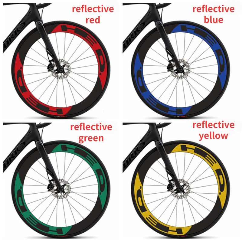 Road Bike Rim Sticker 700C Bike Wheel Stickers Cycling Waterproof Decorative Protective Decals Bicycle Accessories Reflective