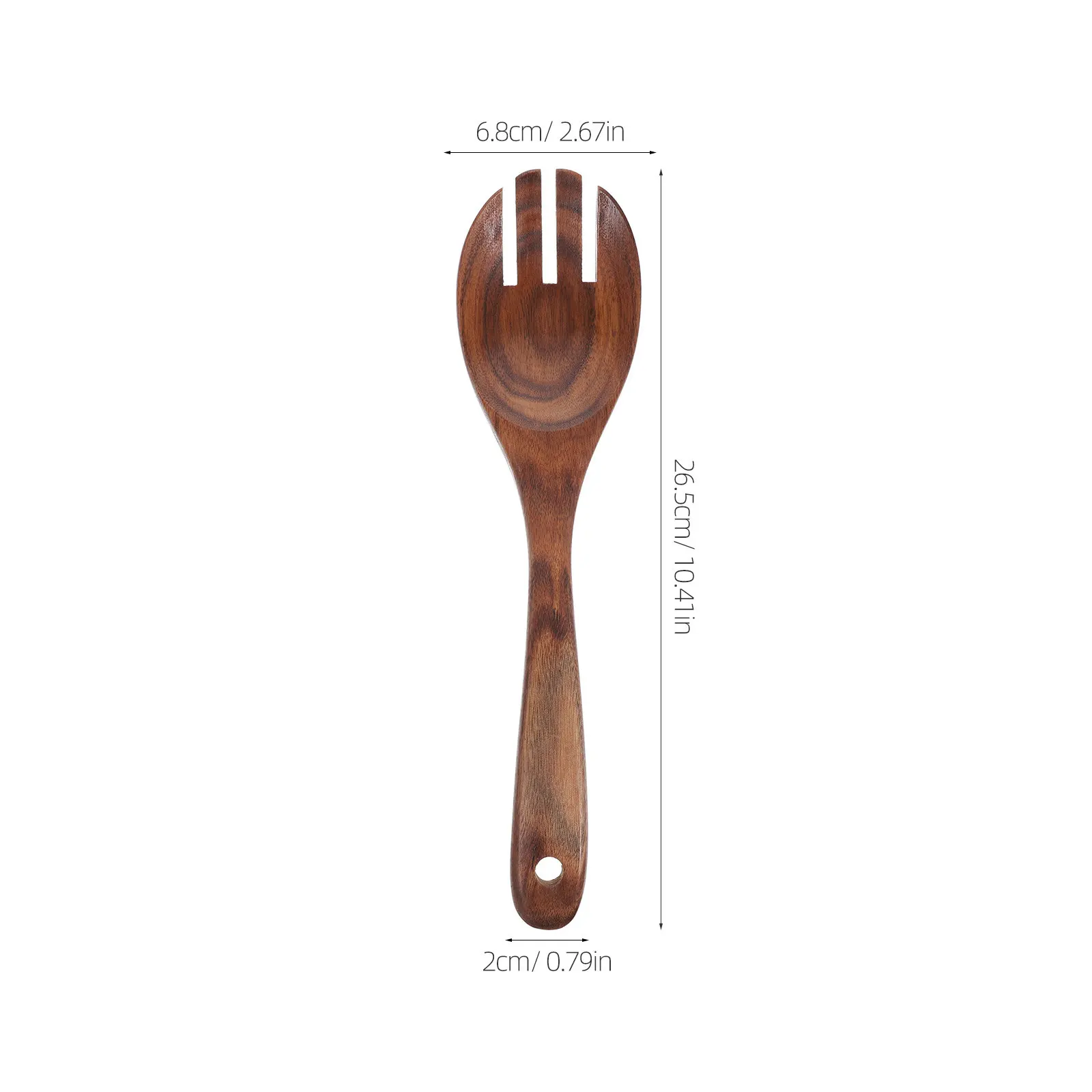 Handcrafted Acacia Wood Spork Multi Functional Cooking Spoon Fork Combo Eco Friendly Non Stick Safe Wooden Tableware Rustic