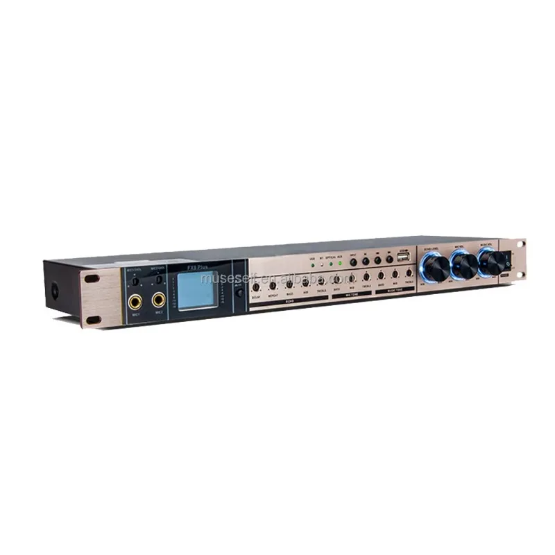 Professional Audio Processor FX9 Reverb Echo Effector Suitable for Karaoke