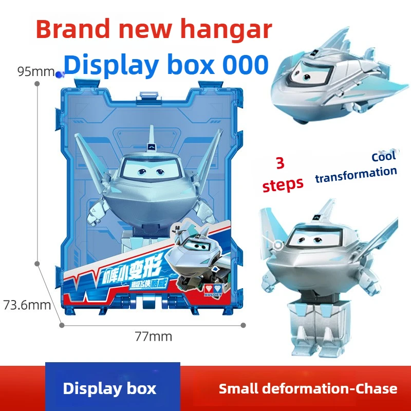 En stock AULDEY Auténtico juego de juguetes transformadores de tamaño pequeño Super Wings - Jett & Dizzy |   Mini Robots |   Regalo de vacaciones ideal para niños