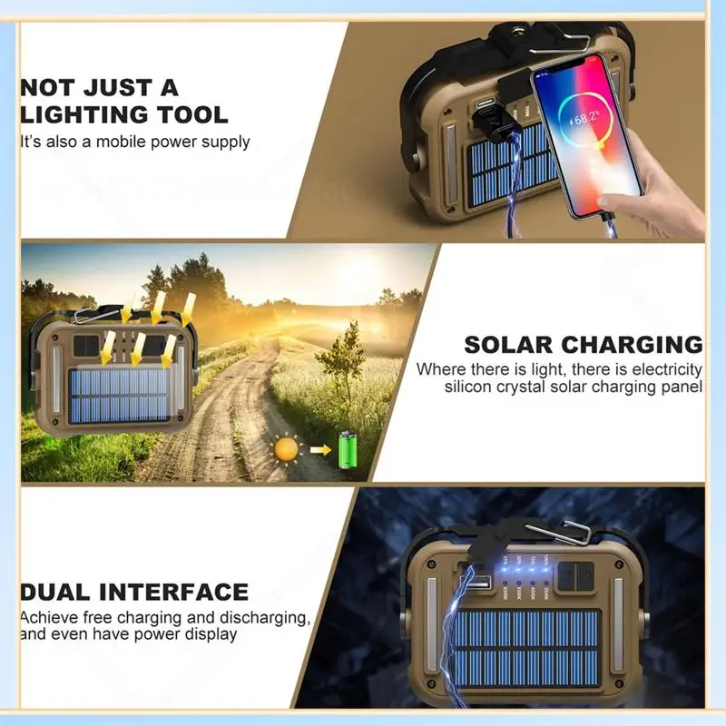 -A60I COB Inspection Lamp USB Charging For Car Repair For Car Repair, Garage, Camping, Hiking