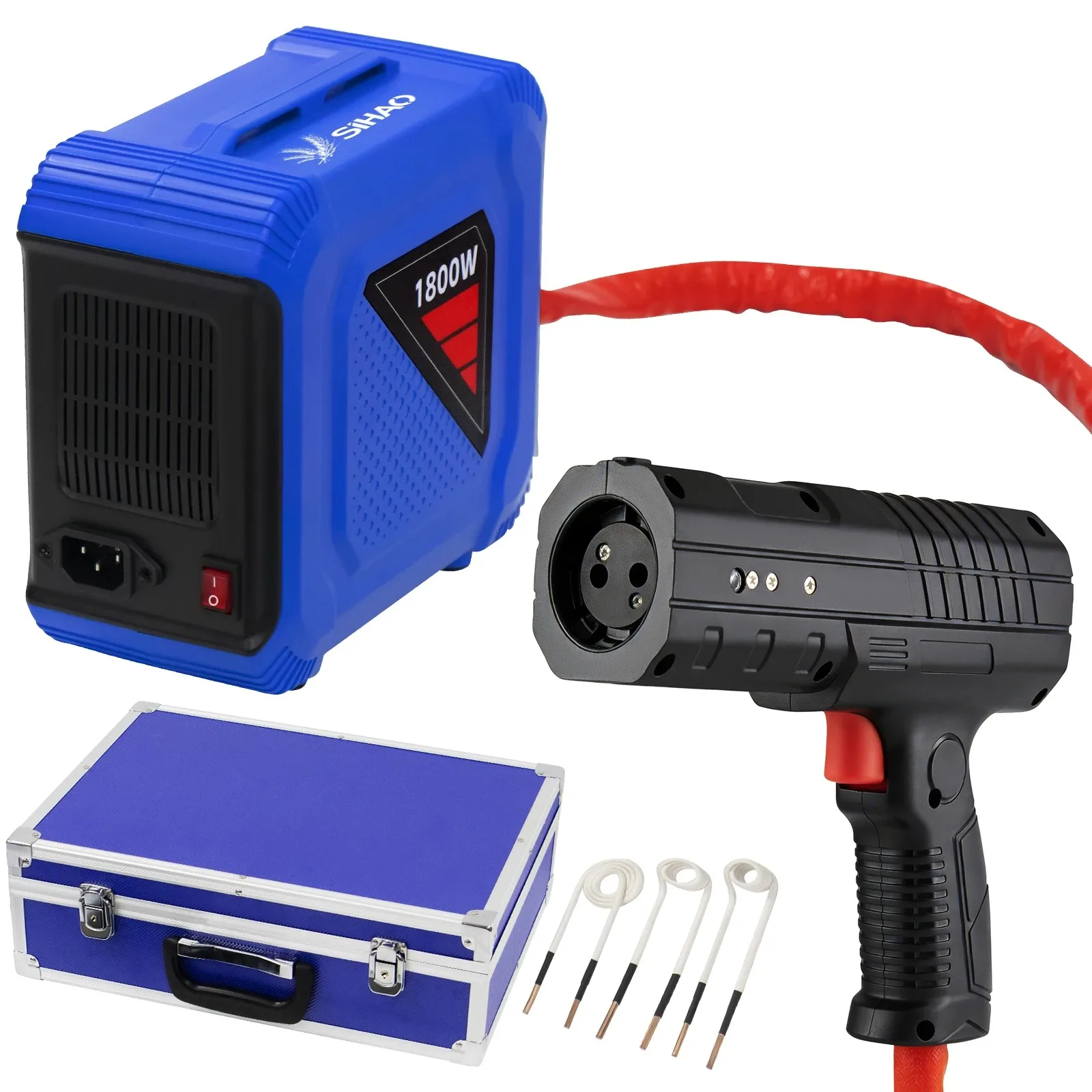 

Sihao Induction Heater Bolt Removal, 1800W Magnetic Induction Heater Kit, Handheld Nut Buster Tool, for Rusty Screw Removing