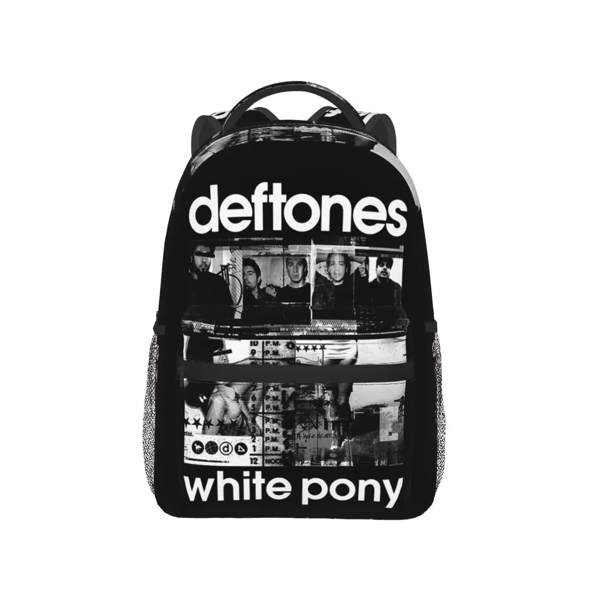 

Rock Band Deftones White Pony Graphic Backpack Hot Sale Daypack Large Capacity BookBag School Bag Shoulder Bags for Men Women