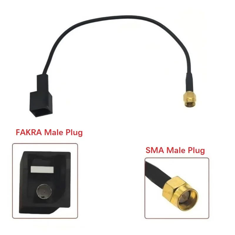 Car Antenna Adapter FAKRA Male To SMA Male RG316 Coax cable For Toyota GPS Vehicle Antenna Signal Transfer Antenna Adapter