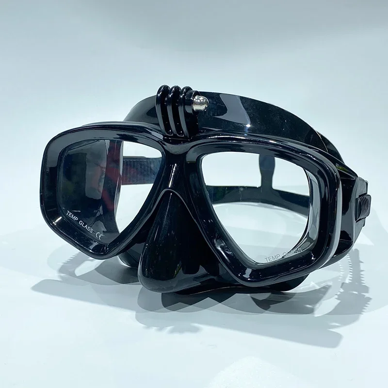 Snorkeling Professional Underwater Diving Mask Scuba Diving Goggles Are Suitable for  Small Sports Camera All-dry Diving Glasses