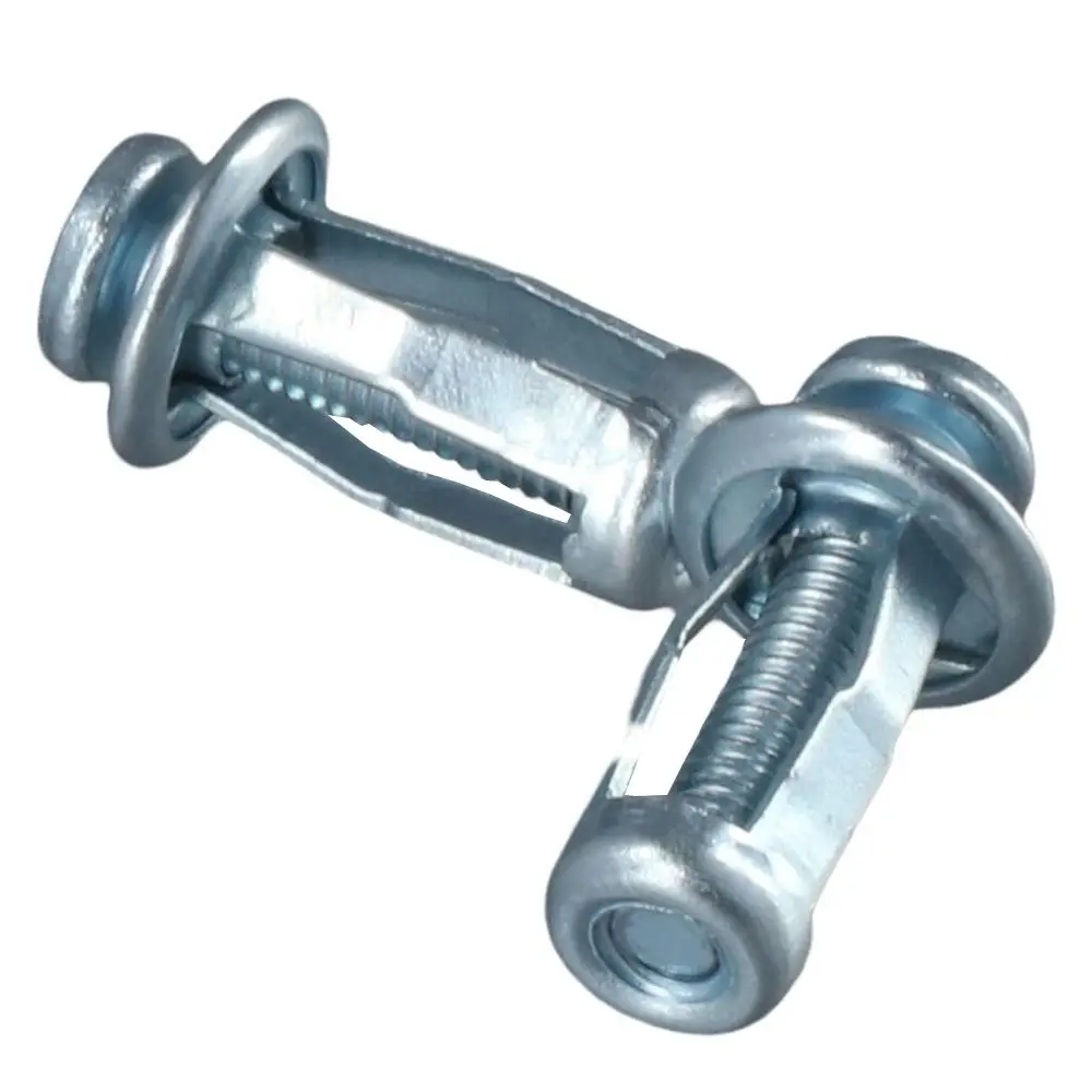Hardware Carbon Steel Metal Cavity Fixing Silver 8*16MM Hollow Door Anchor Petal Rivet Lock Nuts Hollow Wall Iron Skin