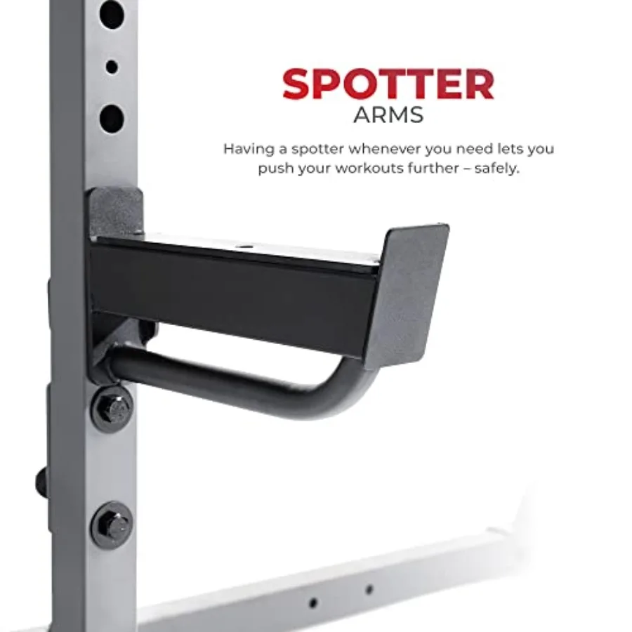 Gabbia per squat e panca per allenamento di forza all-in-one