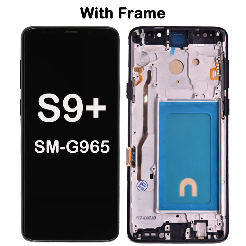 S9 Plus TFT LCD For Samsung S9+ G965F G965U G965W G9650 G965U1 LCD Display Touch Screen Digitizer Assembly Replacement