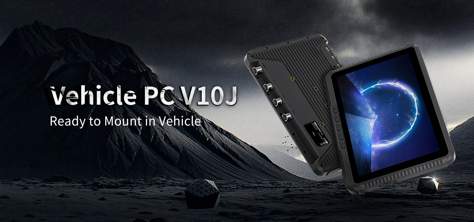ONERugged V10J 10.1-Inch Rugged Vehicle-Mounted Tablet, Intel N5100, Windows 11, 8GB+128GB, IP65, Industrial-Grade