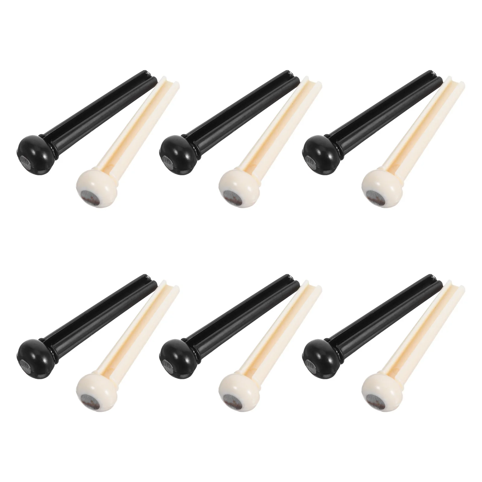 

12 Pcs Guitar String Nails Acoustic Part Bridge Pin Peg Supply Accessories