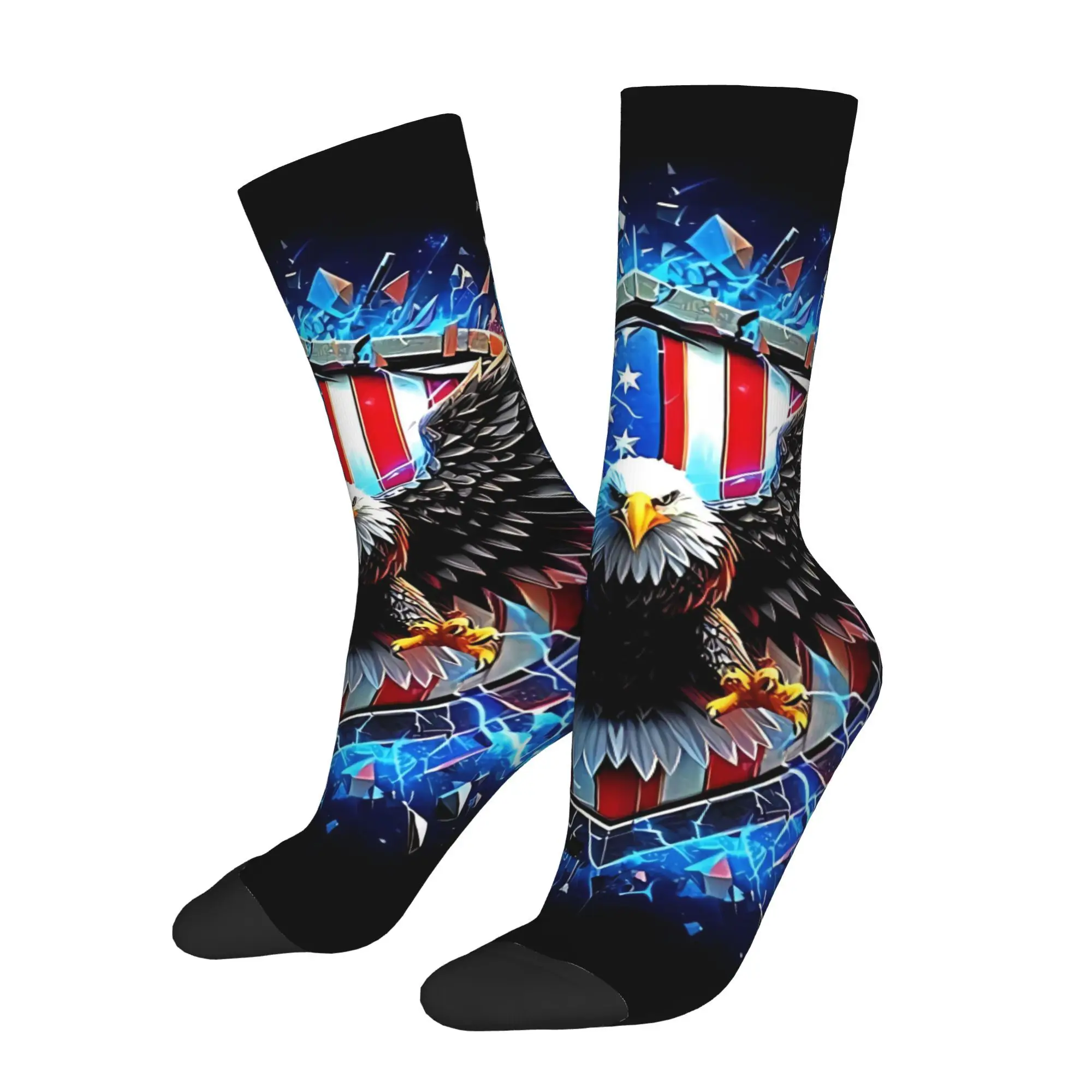 

American Eagle Sock Printed Man Polyester Fashion