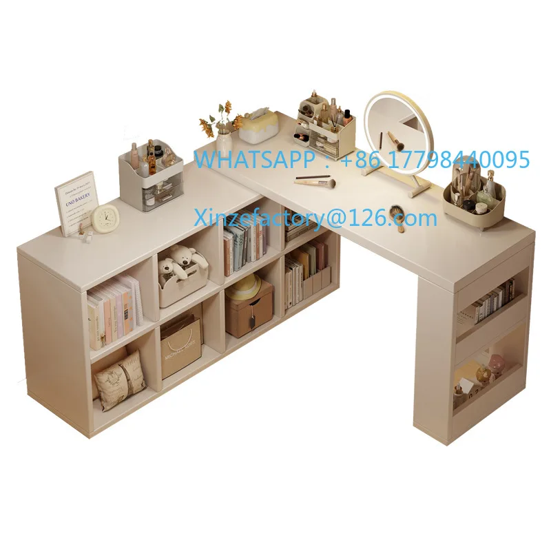 

Customizable Computer Desk Corner Home Bookshelf Integrated Desk