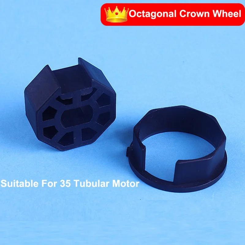 Brand New 4 Pairs/Pack Octagonal Crown Wheel Suitable For 35 Tubular Motor Accessories For Electric Curtains or Roller Shutters