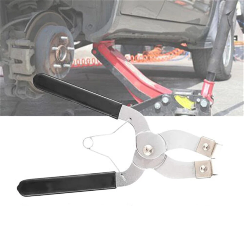 Piston Ring Pliers Motorcycle Brake Piston Pliers Garden Car Engine Piston Ring Compressor Tool For Adjustable Safety Screws