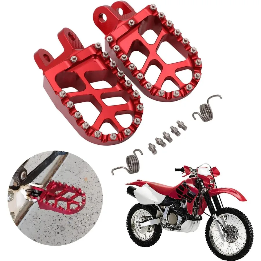 

Прочные подножки для мотоцикла с ЧПУ, подножки для ног, подставки для педалей для XR650L 9222 XR650R 0007 CR80R RB 9602 CR85R RB 0307 CRM250 899